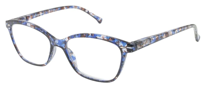 LEXXOO Reading glasses 4120A marble blue sideways LEXXOO Reading glasses 4120A marble blue sideways