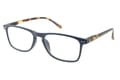 LEXXOO Lesebrille 4128B blau havanna seitlich LEXXOO Lesebrille 4128B blau havanna seitlich