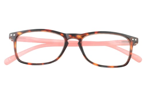 LEXXOO Reading glasses 4128B demi brown pink closed