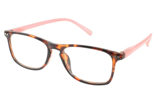 LEXXOO Lesebrille 4128B demi braun rosa seitlich