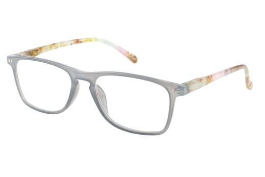 LEXXOO Lesebrille 4128B grau marmoriert seitlich