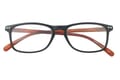 LEXXOO Reading glasses 4128B black brown closed Reading glasses LEXXOO 4128B black brown