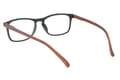 LEXXOO Reading glasses 4128B black brown inside LEXXOO Reading glasses 4128B black brown inside
