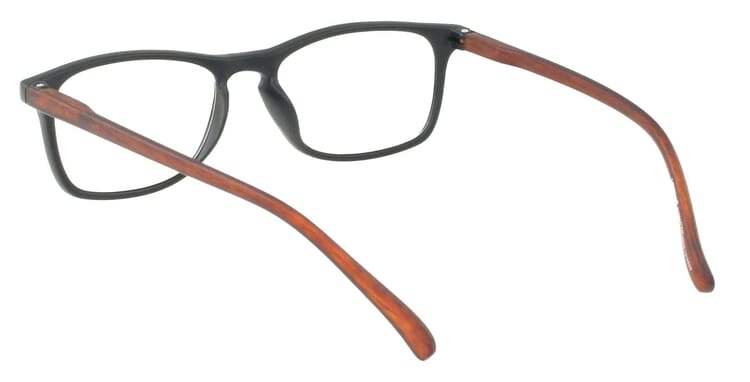LEXXOO Lesebrille 4128B schwarz braun innen LEXXOO Lesebrille 4128B schwarz braun innen