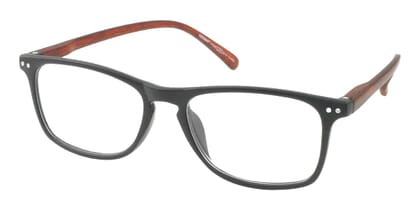 LEXXOO Lesebrille 4128B schwarz braun seitlich LEXXOO Lesebrille 4128B schwarz braun seitlich