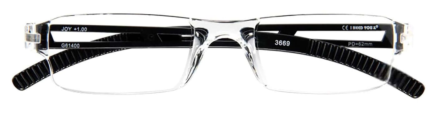 Lesebrille I Need You Joy schwarz frontal Lesebrille I Need You Joy schwarz frontal