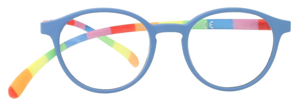 Lesebrille Klammeraffe No. 12 Farbenfroh Cornflake frontal Lesebrille Klammeraffe No. 12 Farbenfroh Cornflake frontal