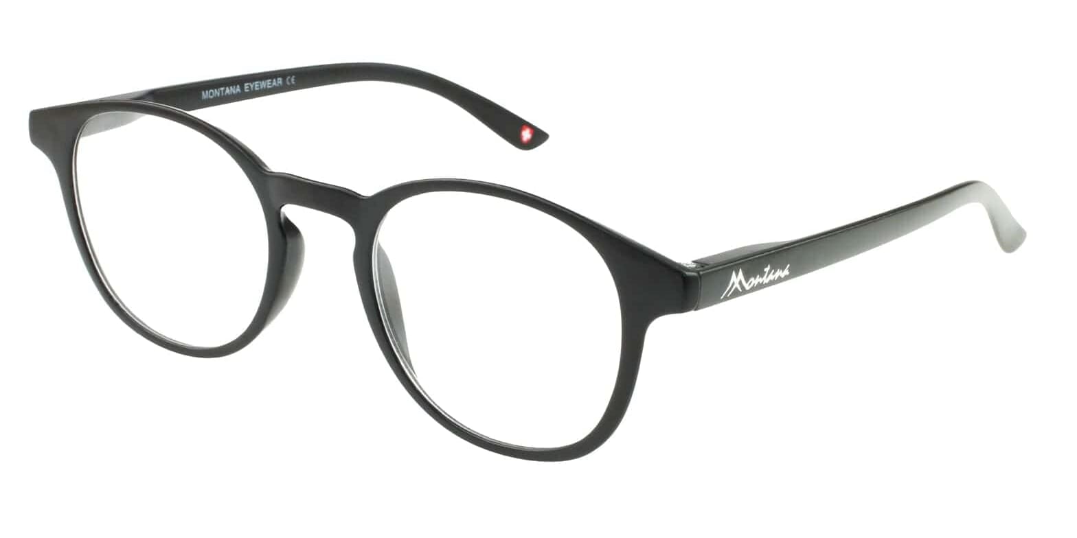 Lesebrille Montana Eyewear MR52 BLACK seitlich