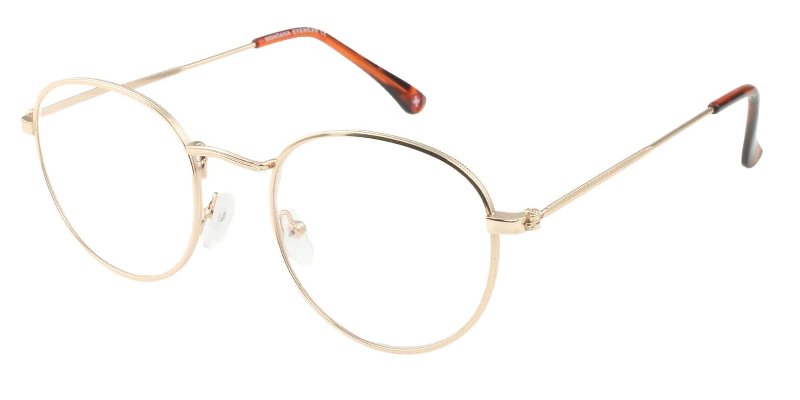Montana Lesebrille MR54 gold seitlich