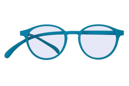 Blaulichtfilter Brille Klammeraffe No. 12 aqua