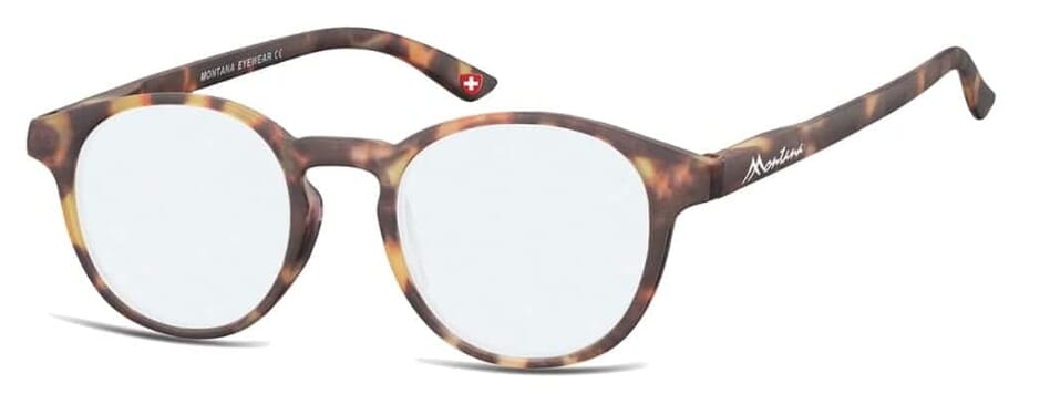 Blue light filter glasses Montana BLF52 havana side Product image Blue light filter glasses Montana BLF52 havana side Product image