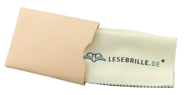 Glasses cleaning cloth Lesebrille.de Packaging Glasses cleaning cloth Lesebrille.de Packaging