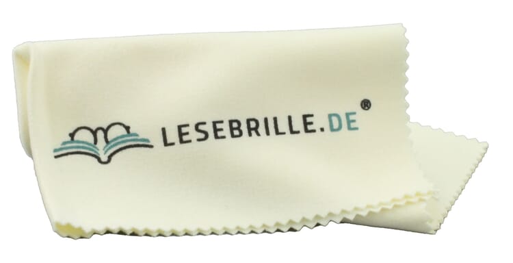 Glasses cleaning cloth Lesebrille.de folded Glasses cleaning cloth Lesebrille.de folded
