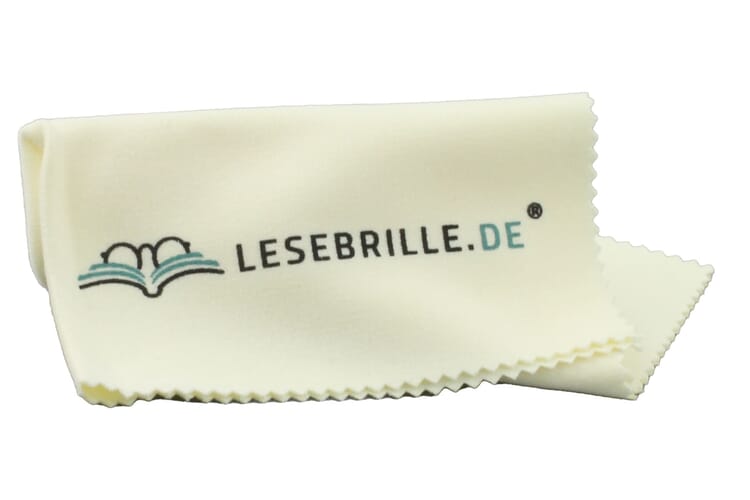 Brillenputztuch Lesebrille.de gefaltet Brillenputztuch Lesebrille.de gefaltet