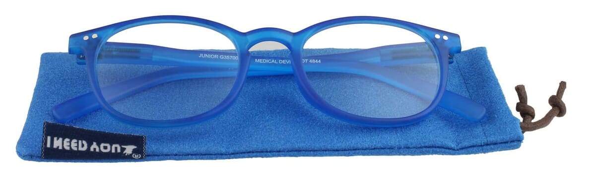Reading glasses I Need You Junior blue on case Reading glasses I Need You Junior blue on case