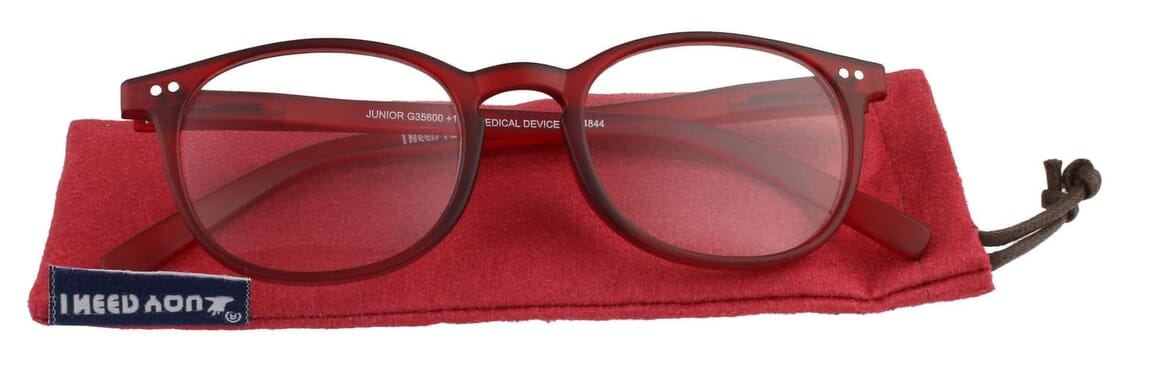 Lesebrille I Need You Junior rot auf Etui Lesebrille I Need You Junior rot auf Etui