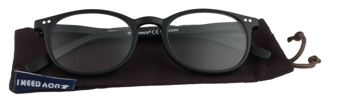 Lesebrille I Need You Junior schwarz auf Etui Lesebrille I Need You Junior schwarz auf Etui