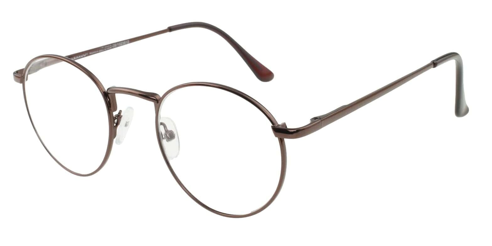 Lesebrille LEXXOO 4090A Braun seitlich