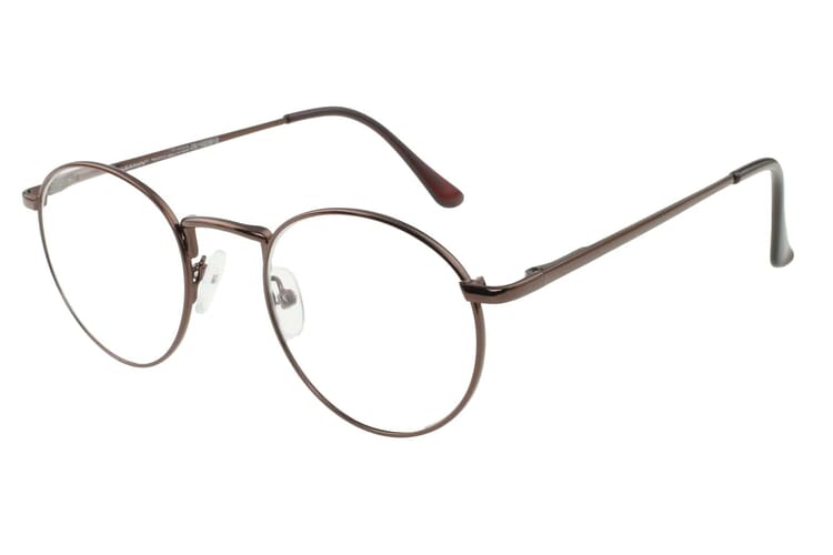 Lesebrille LEXXOO 4090A Braun seitlich Lesebrille LEXXOO 4090A Braun seitlich