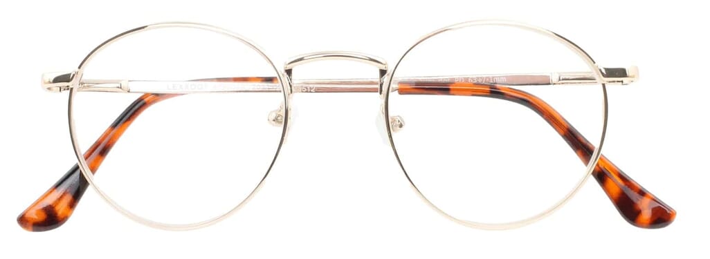 Lesebrille LEXXOO 4090A GOLD geschlossen Lesebrille LEXXOO 4090A GOLD geschlossen