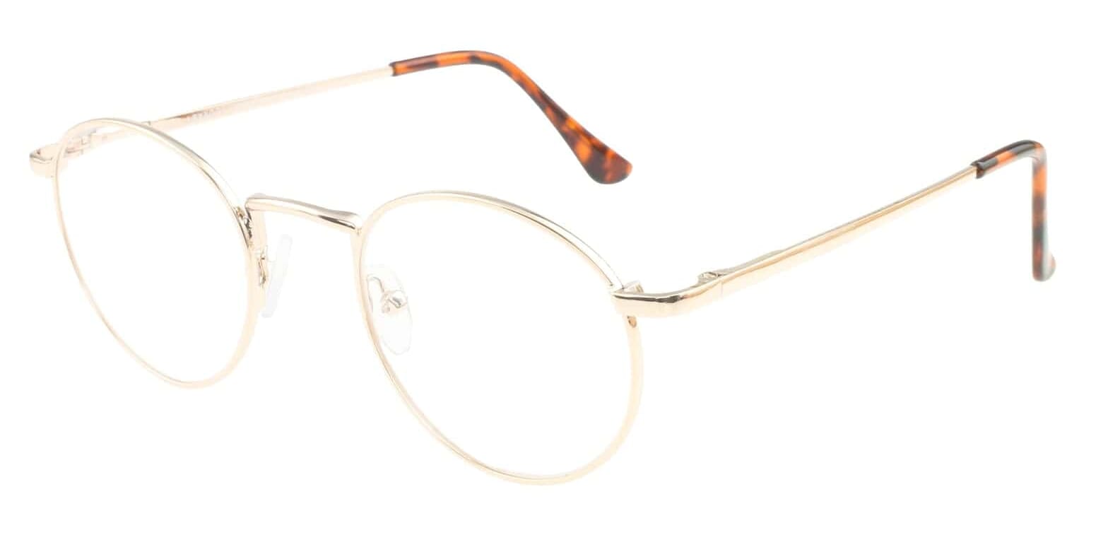 Lesebrille LEXXOO 4090A GOLD seitlich