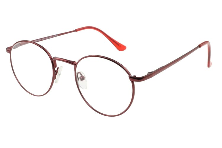 Lesebrille LEXXOO 4090A Rot seitlich Lesebrille LEXXOO 4090A Rot seitlich