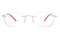 Lesebrille LEXXOO 4190 rot frontal Lesebrille LEXXOO 4190 rot