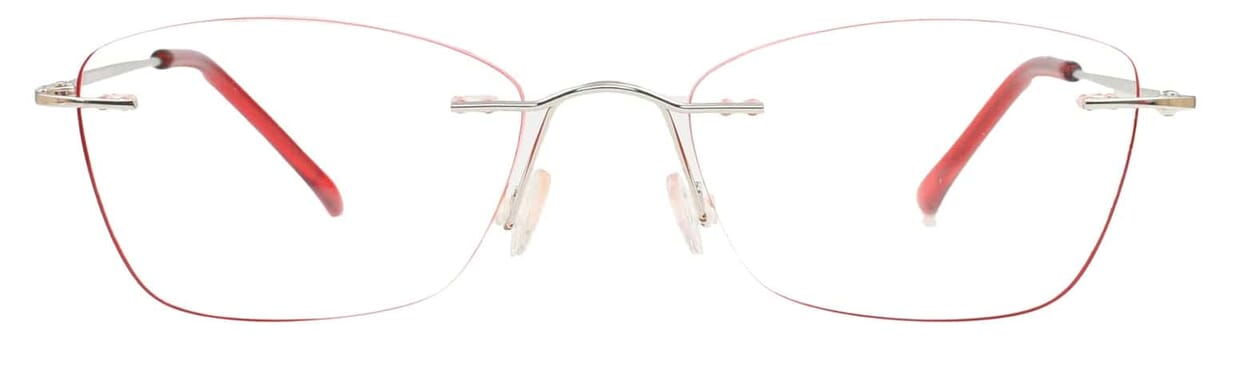 Lesebrille LEXXOO 4190 rot frontal Lesebrille LEXXOO 4190 rot
