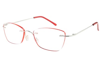 Reading glasses LEXXOO 4190 red sideways Reading glasses LEXXOO 4190 red sideways