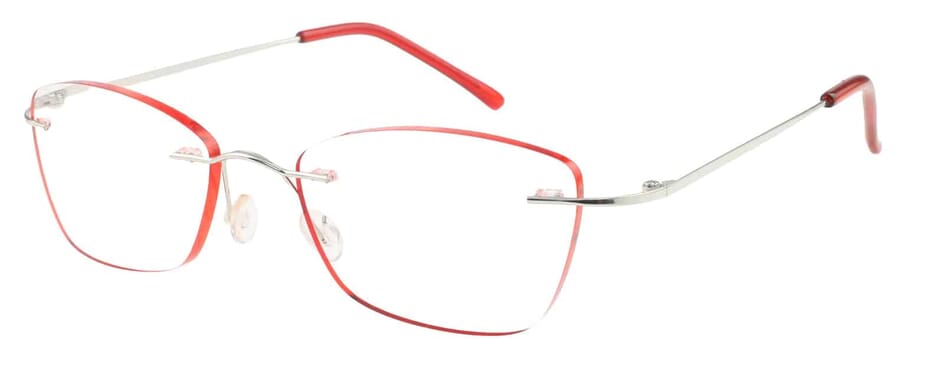 Lesebrille LEXXOO 4190 rot seitlich Lesebrille LEXXOO 4190 rot seitlich