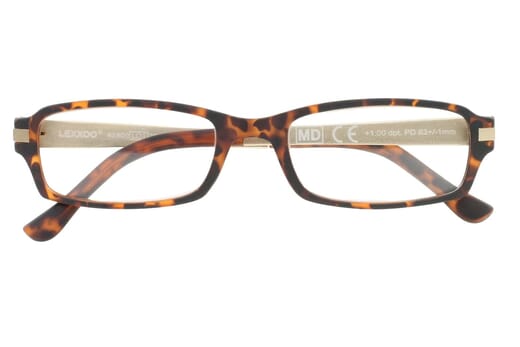 Lesebrille LEXXOO 4240 Havanna Gold geschlossen