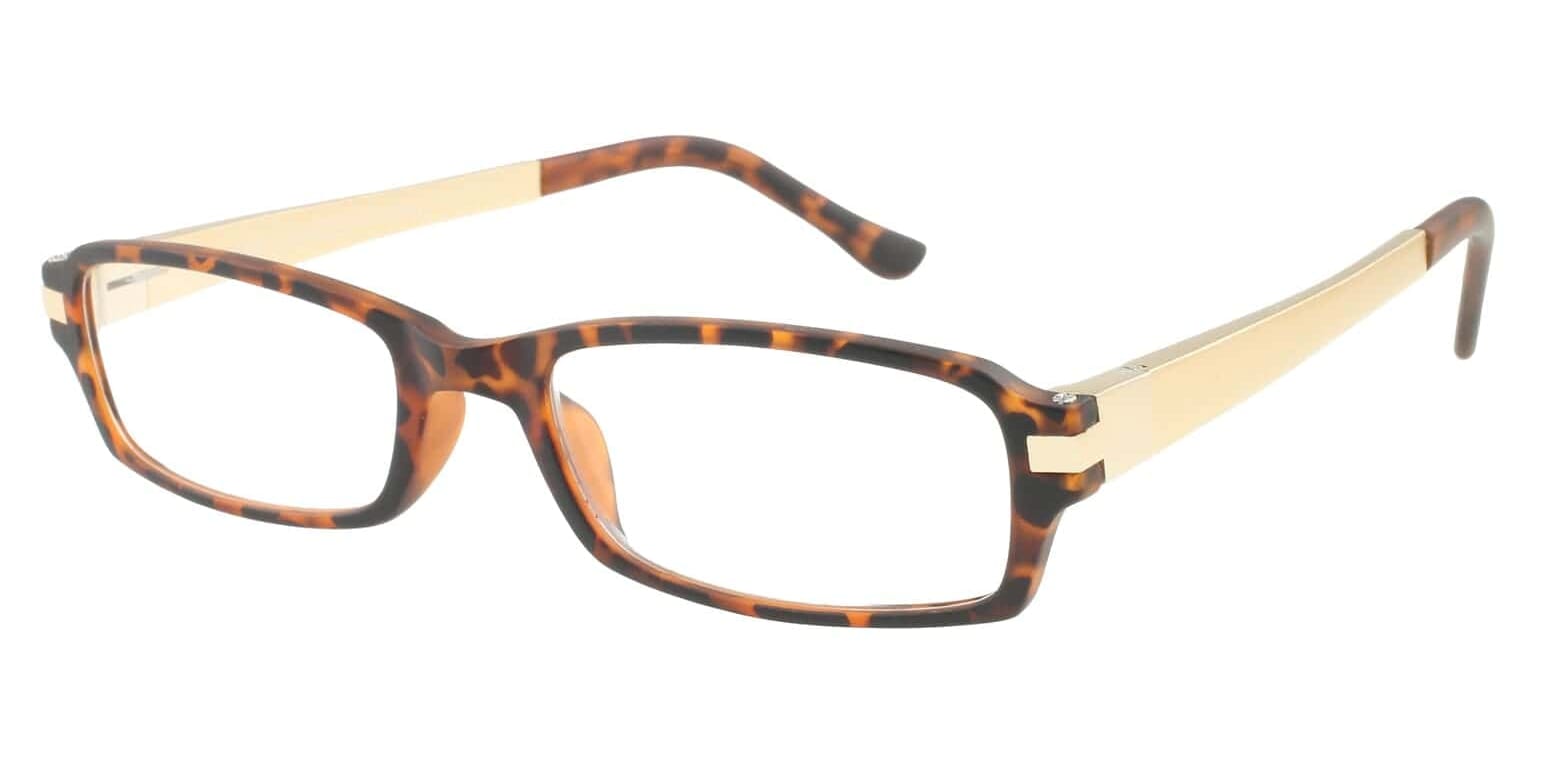 Lesebrille LEXXOO 4240 Havanna Gold seitlich