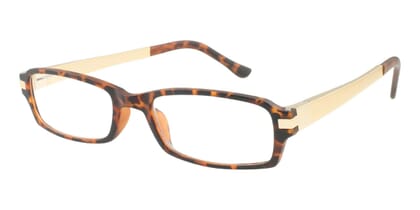 Lesebrille LEXXOO 4240 Havanna Gold seitlich Lesebrille LEXXOO 4240 Havanna Gold seitlich