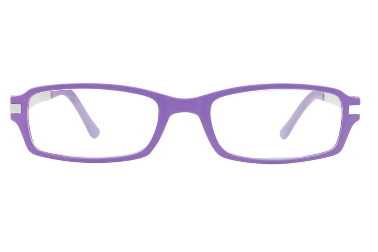 Reading glasses LEXXOO 4240 Purple Silver frontal Reading glasses LEXXOO 4240 Purple Silver frontal