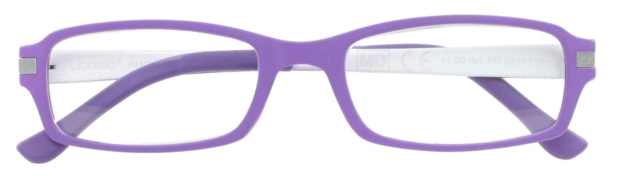 Lesebrille LEXXOO 4240 Lila Silber geschlossen Lesebrille LEXXOO 4240 Lila Silber geschlossen
