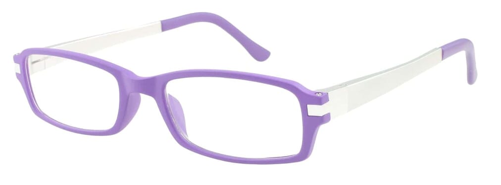 Lesebrille LEXXOO 4240 Lila Silber seitlich Lesebrille LEXXOO 4240 Lila Silber seitlich