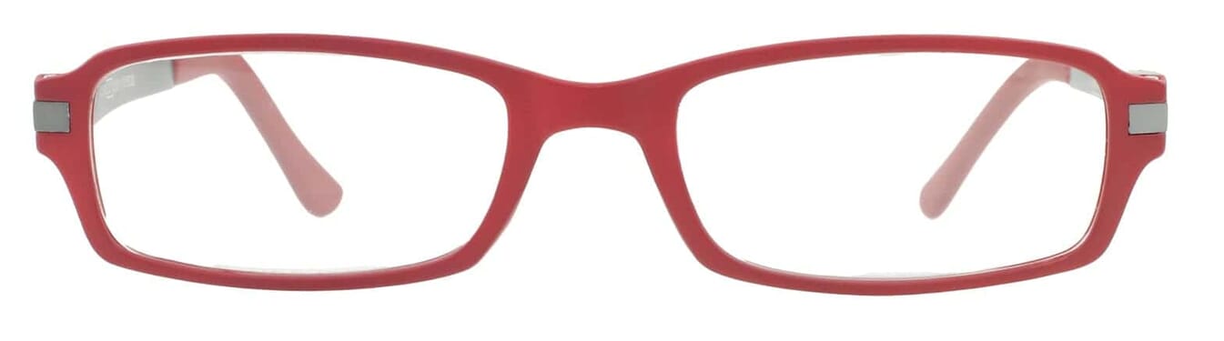 Lesebrille LEXXOO 4240 Rot Grau frontal Lesebrille LEXXOO 4240 Rot Grau frontal