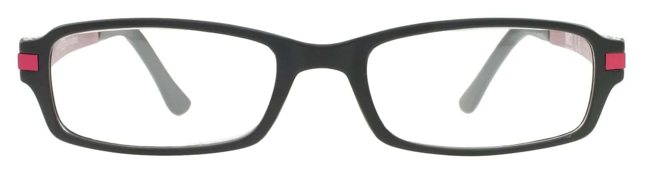 Reading glasses LEXXOO 4240 Black Red frontal Reading glasses LEXXOO 4240 Black Red frontal