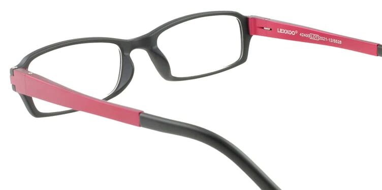 Reading glasses LEXXOO 4240 Black Red inside Reading glasses LEXXOO 4240 Black Red inside