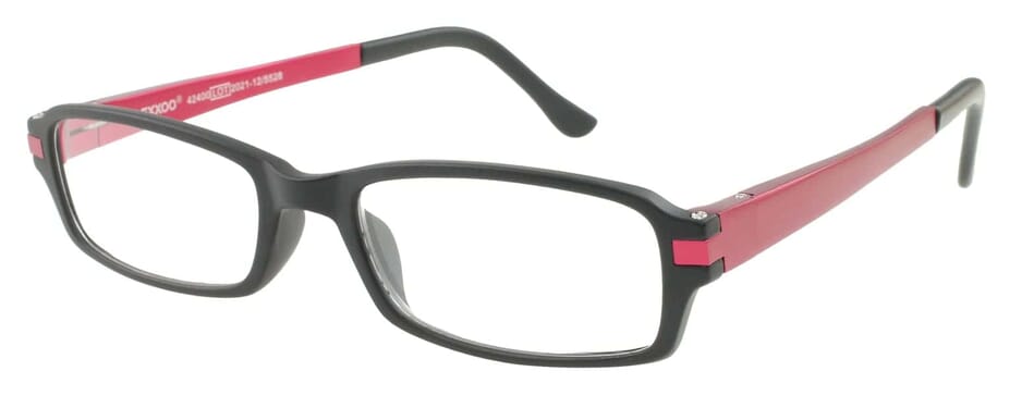 Reading glasses LEXXOO 4240 Black Red sideways Reading glasses LEXXOO 4240 Black Red sideways