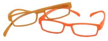Lesebrille klammeraffe -n curry und orange scaled Produktbild