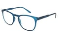 INY-G65000 lateral Reading glasses I Need You Tailor dark blue sideways