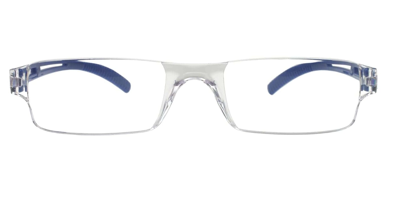Lesebrille I Need You Joy blau frontal