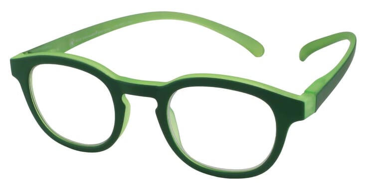 KLA-14BLAUFILTER-GREEN-GREEN seitlich Blaulichtfilter Brille Klammeraffe 14 Green seitlich