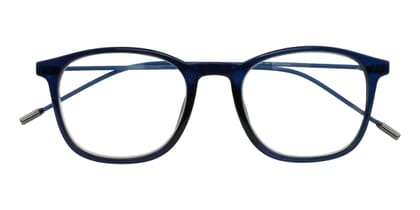 LXO-4153-BLAU frontal Lesebrille Lexxoo 4153 blau frontal