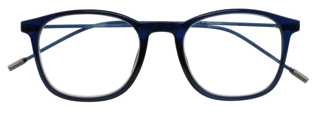 LXO-4153-BLAU frontal Lesebrille Lexxoo 4153 blau frontal