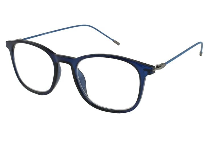 LXO-4153-BLAU lateral Reading glasses LEXXOO 4153 blue sideways