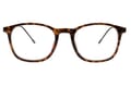 LXO-4153-DEMI-BRAUN frontal Lesebrille Lexxoo 4153 demi-braun frontal