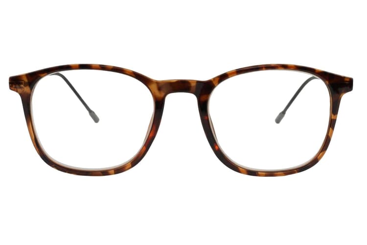 LXO-4153-DEMI-BRAUN frontal Lesebrille Lexxoo 4153 demi-braun frontal