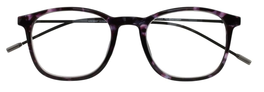 LXO-4153-DEMI-LILA closed Reading glasses LEXXOO 4153 demi-purple closed
